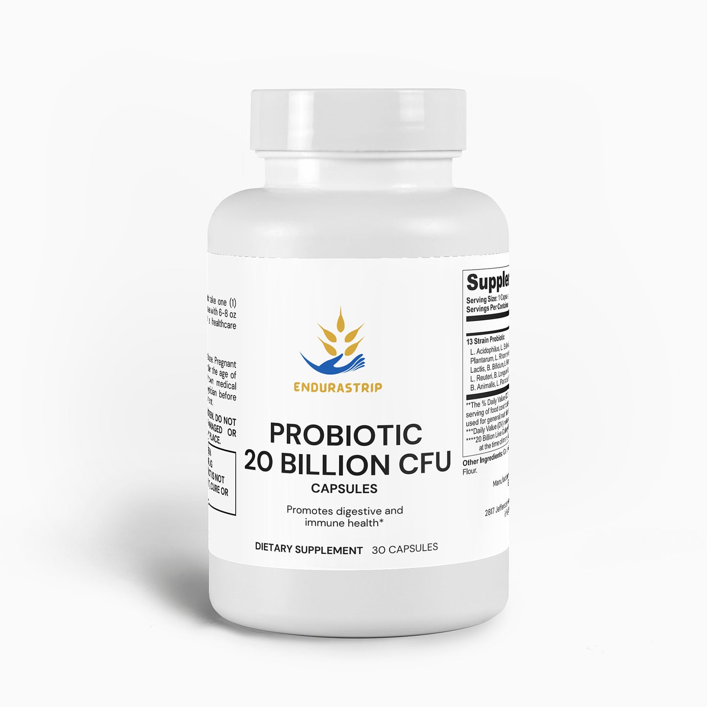 This supplement aims to enhance the balance of gut flora, promote digestive health, and support the immune system-Probiotic 20 Billion