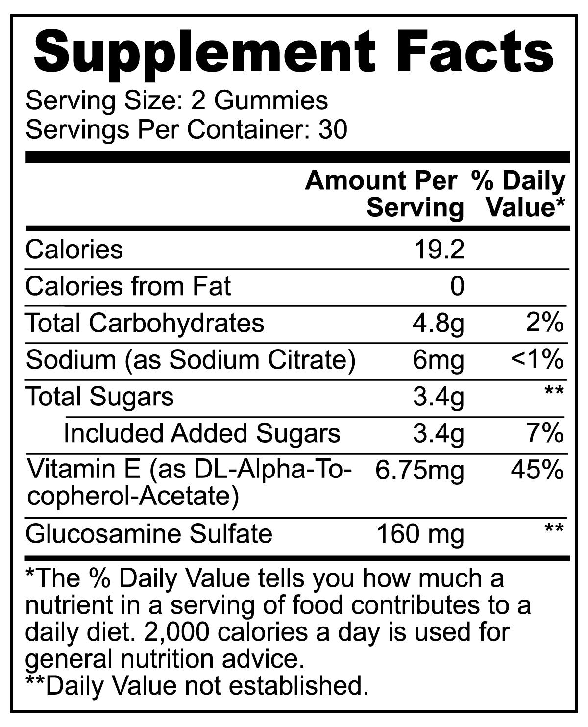 Joint Support Gummies- delicious way to get in the necessary level of Glucosamine